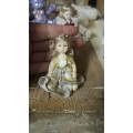 Beautiful vintage miniature porcelain doll
