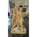 A. Santini `three graces` statuette