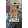 A. Santini `three graces` statuette