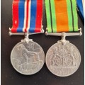 4 second world war full size medals