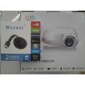 mini led projector and wecast combo. watch movies etc from your cellphone, pc wireless with wifi