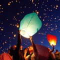 SKY LANTERN 6 Pc. High Quality CHINESE Sky Lanterns with High quality Fuel Tablet
