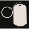 Blanks Stainless Steel DogTag Key-Ring for laser engraving - Bulk Buy - 12pc