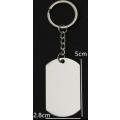 Blanks Stainless Steel DogTag Key-Ring for laser engraving - Bulk Buy - 12pc