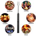 USB Rechargeable Electronic Arc Lighter with Flexible 360º Windproof for Cigarette Kitchen