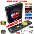 Load your own choice of wallpaper with Q96X Performance Tv Box 64GB Storage 4GB Ram PLUG & PLAY
