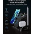 3-in-1 Wireless Fast Charger (compatible with iPhone and Android) WHITE