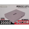 Andowl Micro Lithium UPS. Input 220 Volts .Output 5/9/12/15/24 Volts DC 20000 mAh