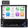 7 inch Single Din Car Stereo Flip Out Head Unit Android Apple CarPlay Touch Radio