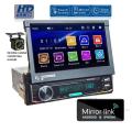 7-inch motorized touchscreen car multimedia head unit Android & IOS Mirror Link