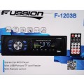 Fussion Single Din USB/SD/Bluetooth Car Radio F-1203B