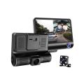Wdr Dashcam 3 Camera Lens Video Car Dvr Full Hd 1080p Description