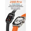 Experience the future on your wrist with the Z88 Pro Orange Smartwatch. (Black)