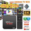 128GB TV BOX 5G WIFI Android Tv Box