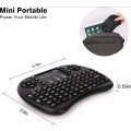 Mini Bluetooth Keyboard With Touchpad And Qwerty Keyboard, Black Backlit for High end TV Boxes