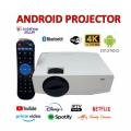 Android Smart Mini Projector Portable  1200 Lumens Color White Voltage 220v