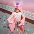 2023 Version Super Soft Blanket for Kids with LED Lights - Hooded Blanket, Robe, Comfy Throw Blanket