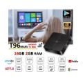 T96 Mars 4K HD 5G Wifi Smart TV Box 905W Quad-Core Plus 16GB