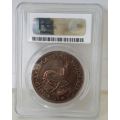 Beautifully toned 1959 Crown - 5 shillings MS65 - Graded by PCGS
