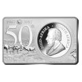 2017 KRUGERRAND 50TH ANNIVERSARY 3 OZ 999 SILVER REV PROOF AND PREMIUM UNC COIN BAR
