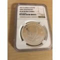 2017 PROOF KRUGERRAND 1oz SILVER - NGC PF69 ULTRA CAMEO - 50th ANNIVERSARY -MINTAGE =15000 - PERFECT