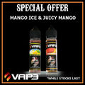 VAPE VAP3 E-LIQUID COMBO'S 0MG E-cigarette Vape E juice COMBO 2 x 60ml