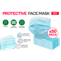 3 Ply Mask - Pack of 50 - Good Quality & Certified