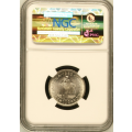 1963 SOUTH AFRICA 10 CENTS NGC MS 65