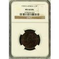 1924 Half  Penny NGC MS64