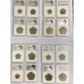 Complete Set Of 16 Strachan & Co token coins  South Africa`s first indigenous circulating  currency