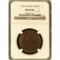 1936 PENNY NGC MS62BN