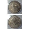 Paul Kruger ZAR: Shilling of 1895, PCGS AU 53, RARE COIN