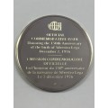 Sterling silver proof medallion honoring the 150th Anniversary of the birth of Silvestro Lega
