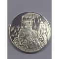 Sterling silver proof medallion honoring the Crafts and Historic traditions of Sri Lanka - 1977