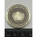 Syria United Nations proof sterling silver medallion - weighs 13.4 grams