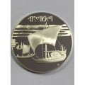 Bangladesh United Nations proof sterling silver medallion - weighs 13.5 grams