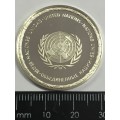 Yemen United Nations proof sterling silver medallion - weighs 12.7 grams