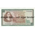 TW de Jongh Third Issue R10 Replacement note 1976 W18 UNCIRCULATED