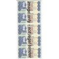 Lot of 10 x R2 replacement notes with consecutive numbers WX series
