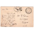 1907 Postcard - Port Elizabeth postmark and 1d due TAX mark