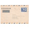 Aerogram 1957 - Order for Aloe by E. Gunnarson - Sweden