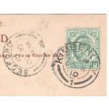 1910 Postcard with Bedford and Kimberley postmarks