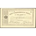 Pietersburg Governments note - One pound in near perfect condition