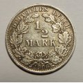 1906 A Germany silver half mark