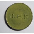 General Post Office 5 cent token - number D42