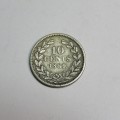 1889 Netherlands Willem 3 ten cents - VF+