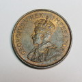 1929 South Africa Union 1/2 Penny - UNC