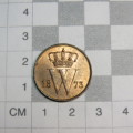 1873 Netherlands copper 1 cent - UNC