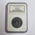 1923 SA Union penny graded MS 63 BN by NGC