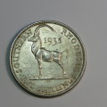 1935 Southern Rhodesia Two Shilling EF